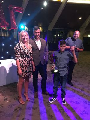 Albert has great time at the Presentation Party!